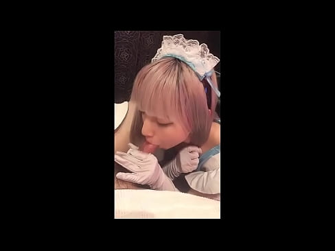 ❤️ Japanese Idol [mayuka], pakaian pembantu rumah Perancis, bahagian 1, blowjob dan jerk dengan losyen Lucah fb pada kami ☑